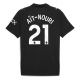 Manchester City Rayan Ait-Nouri #21 Vieraspaita 2025-26 Lyhythihainen