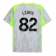 Manchester City Rico Lewis #82 Kolmaspaita 2025-26 Lyhythihainen