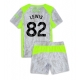 Manchester City Rico Lewis #82 Kolmaspaita Lapsille 2025-26 Lyhythihainen (+ Lyhyet housut)