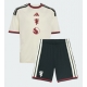 Manchester United Kobbie Mainoo #37 Kolmaspaita Lapsille 2026-27 Lyhythihainen (+ Lyhyet housut)