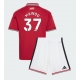 Manchester United Kobbie Mainoo #37 Kotipaita Lapsille 2026-27 Lyhythihainen (+ Lyhyet housut)