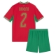 Marokko Achraf Hakimi #2 Kotipaita Lapsille MM-kisat 2026 Lyhythihainen (+ Lyhyet housut)