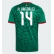 Meksiko Armando Gonzalez #14 Kotipaita MM-kisat 2026 Lyhythihainen