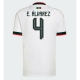 Meksiko Edson Alvarez #4 Vieraspaita MM-kisat 2026 Lyhythihainen