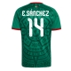 Meksiko Erick Sanchez #14 Kotipaita MM-kisat 2026 Lyhythihainen