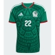 Meksiko Hirving Lozano #22 Kotipaita MM-kisat 2026 Lyhythihainen