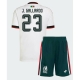 Meksiko Jesus Gallardo #23 Vieraspaita Lapsille MM-kisat 2026 Lyhythihainen (+ Lyhyet housut)