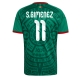 Meksiko Santiago Gimenez #11 Kotipaita MM-kisat 2026 Lyhythihainen