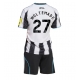 Newcastle United Nick Woltemade #27 Kotipaita Lapsille 2025-26 Lyhythihainen (+ Lyhyet housut)