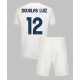 Nottingham Forest Douglas Luiz #12 Vieraspaita Lapsille 2025-26 Lyhythihainen (+ Lyhyet housut)