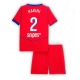 Paris Saint-Germain Achraf Hakimi #2 Kolmaspaita Lapsille 2025-26 Lyhythihainen (+ Lyhyet housut)