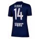Paris Saint-Germain Desire Doue #14 Kotipaita Naisten 2025-26 Lyhythihainen