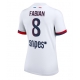 Paris Saint-Germain Fabian Ruiz #8 Vieraspaita Naisten 2025-26 Lyhythihainen