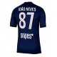 Paris Saint-Germain Joao Neves #87 Kotipaita 2025-26 Lyhythihainen