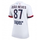 Paris Saint-Germain Joao Neves #87 Vieraspaita Naisten 2025-26 Lyhythihainen