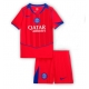 Paris Saint-Germain Kolmaspaita Lapsille 2025-26 Lyhythihainen (+ Lyhyet housut)