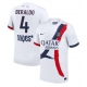 Paris Saint-Germain Lucas Beraldo #4 Vieraspaita 2025-26 Lyhythihainen