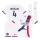 Paris Saint-Germain Lucas Beraldo #4 Vieraspaita Lapsille 2025-26 Lyhythihainen (+ Lyhyet housut)