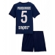 Paris Saint-Germain Marquinhos #5 Kotipaita Lapsille 2025-26 Lyhythihainen (+ Lyhyet housut)