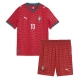 Portugali Bernardo Silva #10 Kotipaita Lapsille MM-kisat 2026 Lyhythihainen (+ Lyhyet housut)