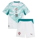 Portugali Bernardo Silva #10 Vieraspaita Lapsille MM-kisat 2026 Lyhythihainen (+ Lyhyet housut)