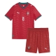 Portugali Bruno Fernandes #8 Kotipaita Lapsille MM-kisat 2026 Lyhythihainen (+ Lyhyet housut)