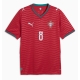 Portugali Bruno Fernandes #8 Kotipaita MM-kisat 2026 Lyhythihainen