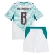 Portugali Bruno Fernandes #8 Vieraspaita Lapsille MM-kisat 2026 Lyhythihainen (+ Lyhyet housut)