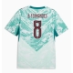 Portugali Bruno Fernandes #8 Vieraspaita MM-kisat 2026 Lyhythihainen