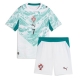 Portugali Cristiano Ronaldo #7 Vieraspaita Lapsille MM-kisat 2026 Lyhythihainen (+ Lyhyet housut)
