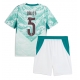 Portugali Diogo Dalot #5 Vieraspaita Lapsille MM-kisat 2026 Lyhythihainen (+ Lyhyet housut)
