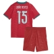 Portugali Joao Neves #15 Kotipaita Lapsille MM-kisat 2026 Lyhythihainen (+ Lyhyet housut)