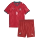 Portugali Rafael Leao #17 Kotipaita Lapsille MM-kisat 2026 Lyhythihainen (+ Lyhyet housut)