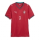 Portugali Ruben Dias #3 Kotipaita Naisten MM-kisat 2026 Lyhythihainen