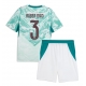 Portugali Ruben Dias #3 Vieraspaita Lapsille MM-kisat 2026 Lyhythihainen (+ Lyhyet housut)