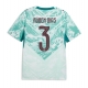 Portugali Ruben Dias #3 Vieraspaita MM-kisat 2026 Lyhythihainen