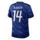 Ranska Adrien Rabiot #14 Kotipaita MM-kisat 2026 Lyhythihainen