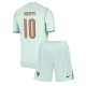 Ranska Kylian Mbappe #10 Vieraspaita Lapsille MM-kisat 2026 Lyhythihainen (+ Lyhyet housut)