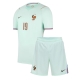 Ranska Theo Hernandez #19 Vieraspaita Lapsille MM-kisat 2026 Lyhythihainen (+ Lyhyet housut)