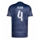 Real Madrid David Alaba #4 Vieraspaita 2025-26 Lyhythihainen