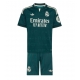 Real Madrid Vinicius Junior #7 Vieraspaita Lapsille 2026-27 Lyhythihainen (+ Lyhyet housut)
