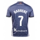 Real Sociedad Ander Barrenetxea #7 Vieraspaita 2025-26 Lyhythihainen