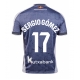 Real Sociedad Sergio Gomez #17 Vieraspaita 2025-26 Lyhythihainen