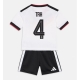 Saksa Jonathan Tah #4 Kotipaita Lapsille MM-kisat 2026 Lyhythihainen (+ Lyhyet housut)