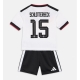 Saksa Nico Schlotterbeck #15 Kotipaita Lapsille MM-kisat 2026 Lyhythihainen (+ Lyhyet housut)