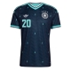 Saksa Serge Gnabry #20 Vieraspaita MM-kisat 2026 Lyhythihainen