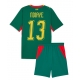 Senegal Iliman Ndiaye #13 Vieraspaita Lapsille MM-kisat 2026 Lyhythihainen (+ Lyhyet housut)