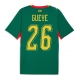 Senegal Pape Gueye #26 Vieraspaita MM-kisat 2026 Lyhythihainen