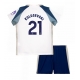 Tottenham Hotspur Dejan Kulusevski #21 Kotipaita Lapsille 2025-26 Lyhythihainen (+ Lyhyet housut)