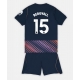 Tottenham Hotspur Lucas Bergvall #15 Vieraspaita Lapsille 2026-27 Lyhythihainen (+ Lyhyet housut)